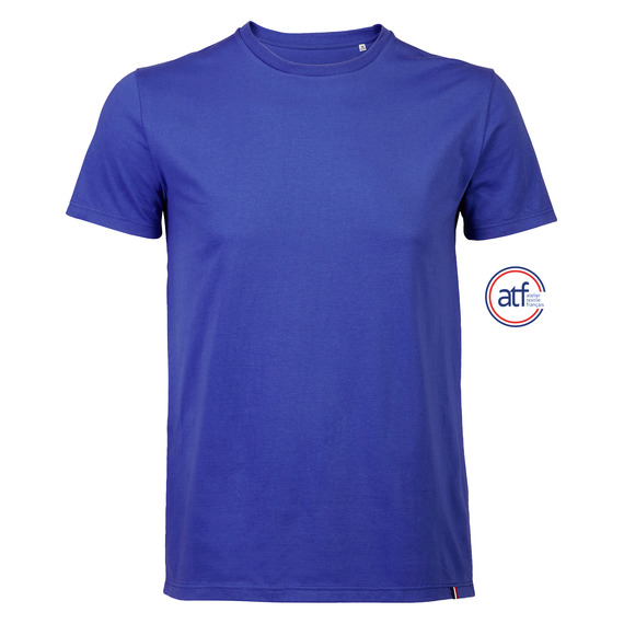 Tee-shirt publicitaire Homme col rond 100% coton peigné Made in France