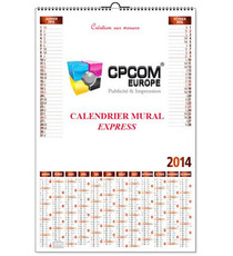 Calendrier à feuillet personnalisé express