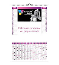 Calendrier personnalisé murale sur mesure