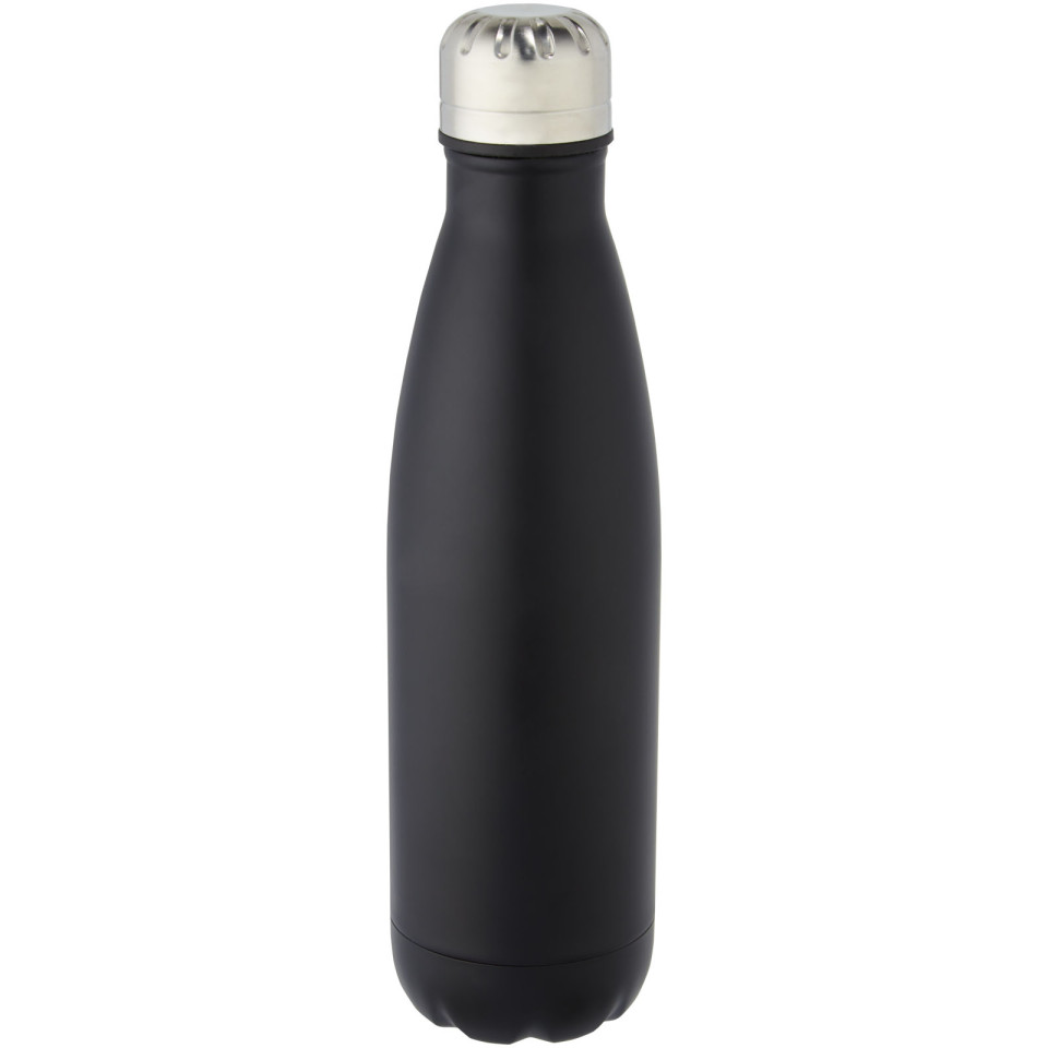 Bouteille publicitaire Cove de 500 ml en acier inoxydable à isolation sous vide