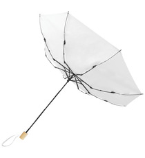 Parapluie publicitaire 21" pliable windproof en PET recyclé Birgit