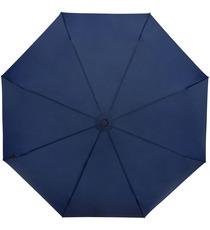 Parapluie publicitaire 21" pliable windproof en PET recyclé Birgit