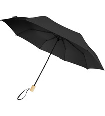 Parapluie publicitaire 21" pliable windproof en PET recyclé Birgit