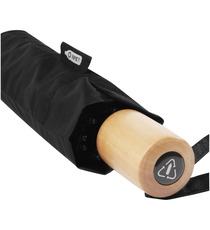 Parapluie publicitaire 21" pliable windproof en PET recyclé Birgit