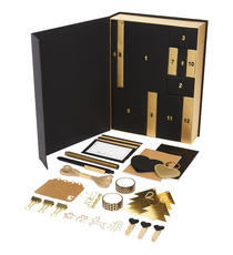 Coffret publicitaire de papeterie Felice pour 12 jours de cadeaux