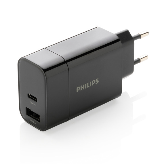 Chargeur publicitaire Mural Philips USB 30W Ultra Rapide