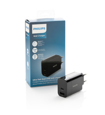 Chargeur publicitaire Mural Philips USB 30W Ultra Rapide