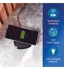 Chargeur publicitaire Qi 10W Sans Fil Philips