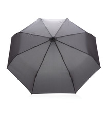 Parapluie publicitaire 21" automatique rPET 190T et bambou Impact AWARE™