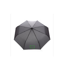 Parapluie publicitaire 21" automatique rPET 190T et bambou Impact AWARE™