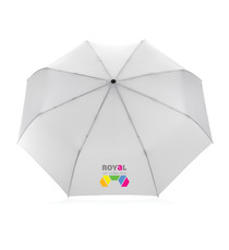 Parapluie publicitaire 21" automatique rPET 190T et bambou Impact AWARE™