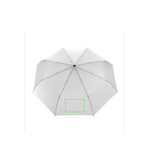 Parapluie publicitaire 21" automatique rPET 190T et bambou Impact AWARE™