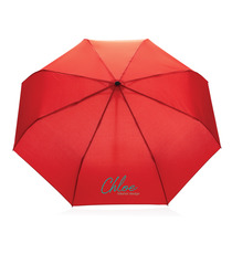 Parapluie publicitaire 21" automatique rPET 190T et bambou Impact AWARE™