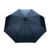 Parapluie publicitaire 21" automatique rPET 190T et bambou Impact AWARE™