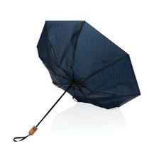 Parapluie publicitaire 21" automatique rPET 190T et bambou Impact AWARE™