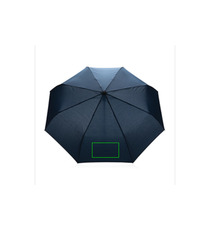 Parapluie publicitaire 21" automatique rPET 190T et bambou Impact AWARE™