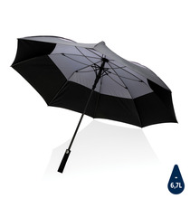 Parapluie publicitaire tempête 27" en rPET ouverture auto Impact AWARE™