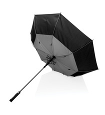 Parapluie publicitaire tempête 27" en rPET ouverture auto Impact AWARE™