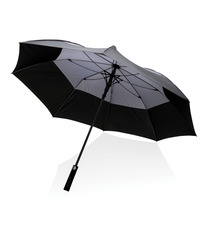 Parapluie publicitaire tempête 27" en rPET ouverture auto Impact AWARE™