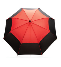 Parapluie publicitaire tempête 27" en rPET ouverture auto Impact AWARE™