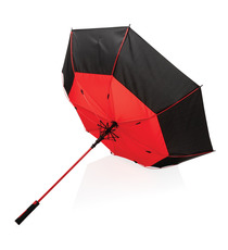 Parapluie publicitaire tempête 27" en rPET ouverture auto Impact AWARE™