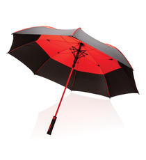 Parapluie publicitaire tempête 27" en rPET ouverture auto Impact AWARE™