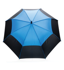 Parapluie publicitaire tempête 27" en rPET ouverture auto Impact AWARE™