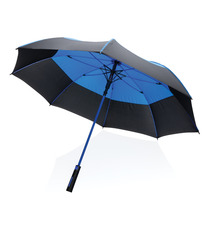 Parapluie publicitaire tempête 27" en rPET ouverture auto Impact AWARE™