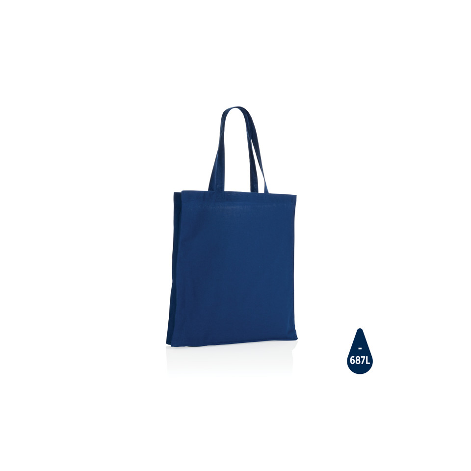Sac publicitaire tote en coton recyclé avec fond amovible Impact AWARE™