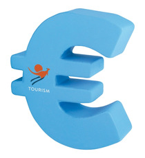 Symbole Euro anti-stress publicitaire personnalisé