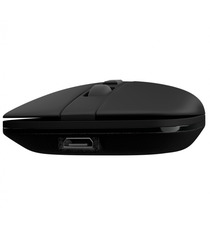 Souris sans fil rechargeable publicitaire logo lumineux rubber antibactérien SCX Design