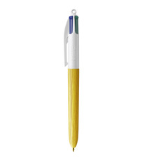 Stylo 4 couleurs publicitaire BIC® Wood Style