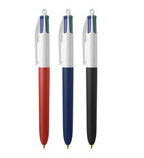 Stylo 4 couleurs publicitaire BIC® Colours Soft touch