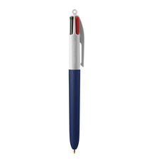 Stylo 4 couleurs publicitaire BIC® Colours Soft touch