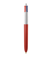 Stylo 4 couleurs publicitaire BIC® Colours Soft touch