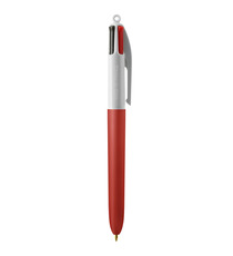 Stylo 4 couleurs publicitaire BIC® Colours Soft touch