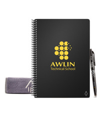 Cahier Rocketbook® publicitaire effaçable A5 et stylo Core Executive