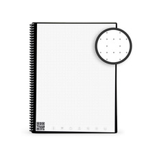 Cahier Rocketbook® publicitaire effaçable A5 et stylo Core Executive