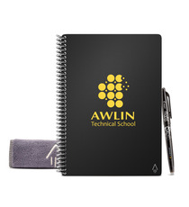 Cahier Rocketbook® publicitaire effaçable A5 et stylo Fusion Executive