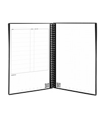 Cahier Rocketbook® publicitaire effaçable A5 et stylo Fusion Executive