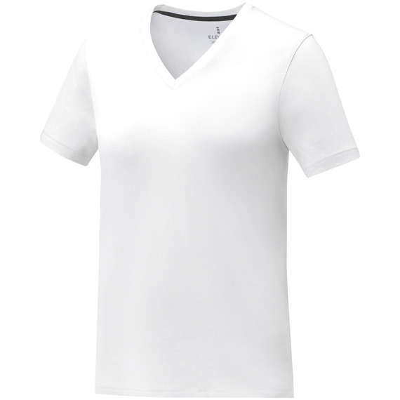 T-shirt publicitaire Somoto manches courtes col V femme T-shirt publicitaire Somoto manches courtes col V femme