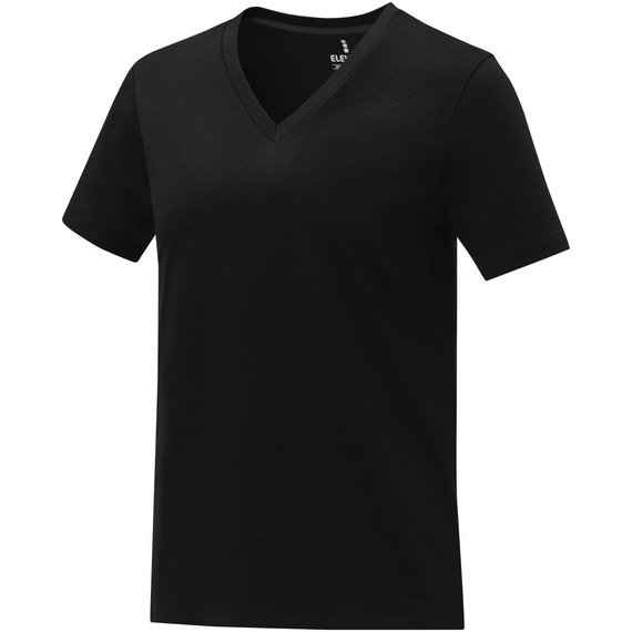 T-shirt publicitaire Somoto manches courtes col V femme T-shirt publicitaire Somoto manches courtes col V femme