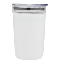 Gobelet publicitaire en verre Bello de 420 ml avec paroi extérieure en plastique recyclé
