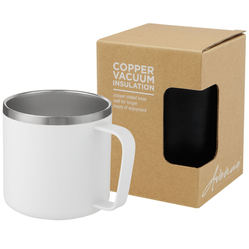 Mug publicitaire isotherme Nordre 350 ml avec couche de cuivre