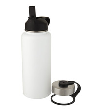 Bouteille publicitaire de sport isotherme Supra 1 l avec couche de cuivre et 2 couvercles