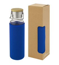 Bouteille publicitaire Thor 660 ml en verre avec manchon en neoprene