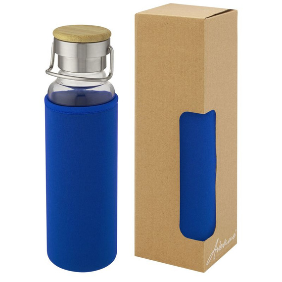 Bouteille publicitaire Thor 660 ml en verre avec manchon en neoprene