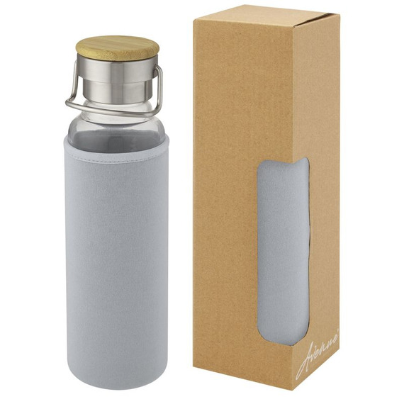 Bouteille publicitaire Thor 660 ml en verre avec manchon en neoprene