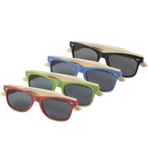 Lunettes publicitaires de soleil Sun Ray en bambou