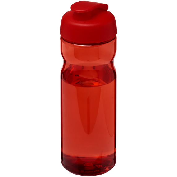 Bouteille publicitaire de sport H2O Active® Base Tritan™ de 650 ml à couvercle à clapet